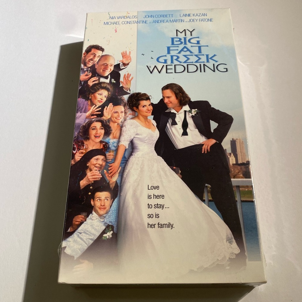 📼 VHS Sealed 2002 My Big Fat Greek Wedding Movie Joey Fatone Film